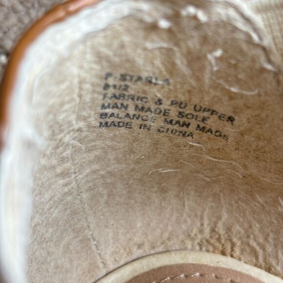 Steve Madden Wedge Platform Sandal Espadrille Women 8.5 Beige Strappy Y2K Summer - Picture 9 of 11